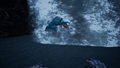 A small Lake Shark in detail, close to the player.