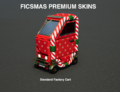 Customizer FICSMAS Premium Skin for Standard Factory Cart. Introduced in 2021 FICSMAS on Day 11.