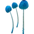 Cutting down Round Blue Cap Mushrooms will provide mycelia